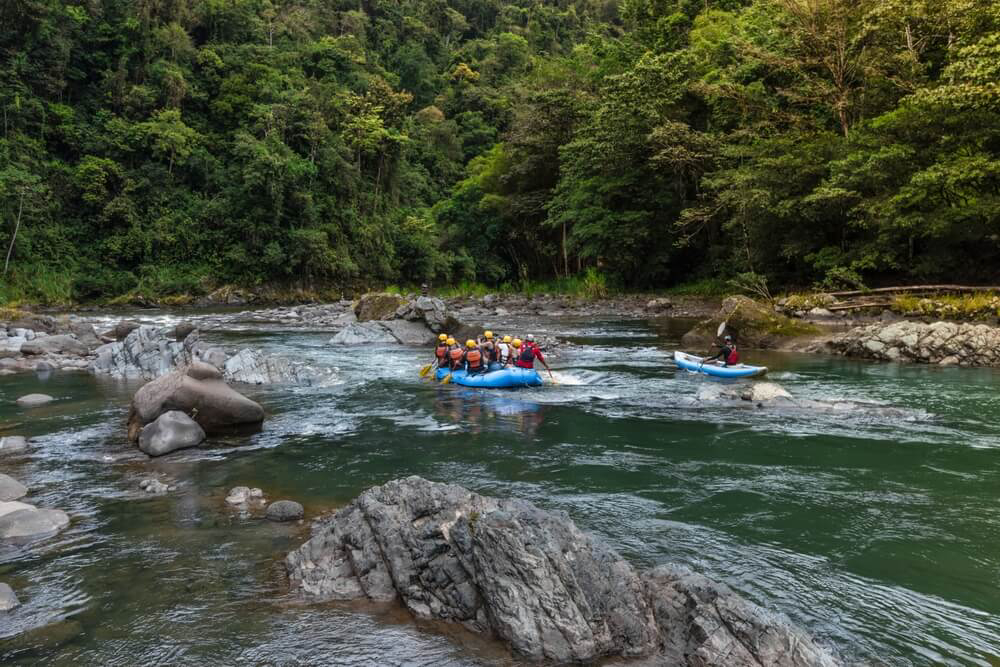 River rafting in Costa Rica on the Pacuare River