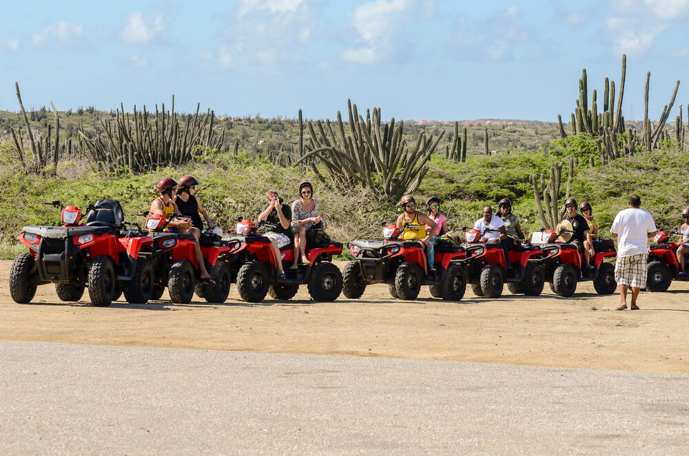Quad-Tour: eine der typischen Aktivitäten im Aruba-Urlaub
