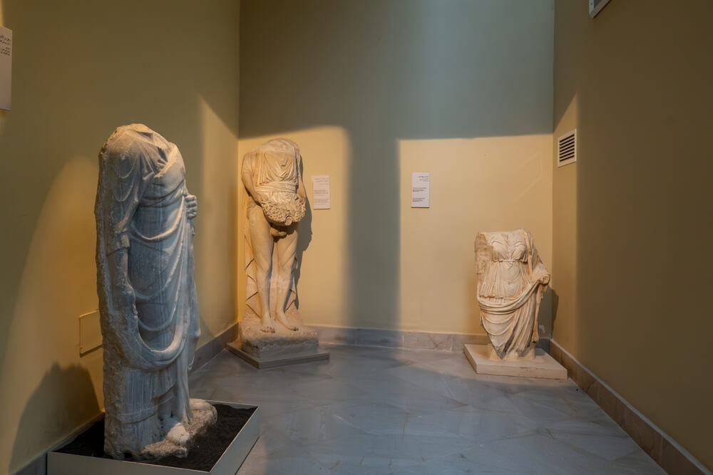 Ancient sculptures on display in Sousse Archaeological Museum
