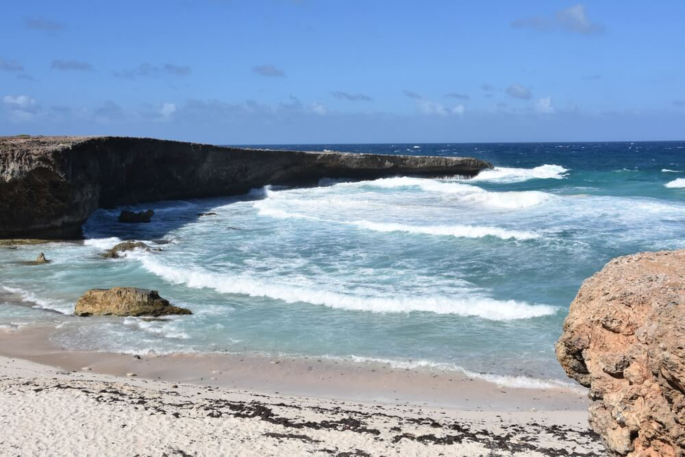 A famous beach in Aruba is Boca Prins Beach