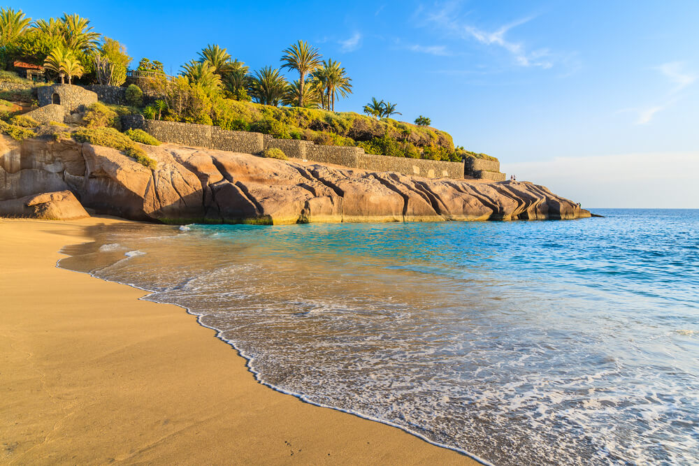 Best beaches in Tenerife: The golden sand beach of Playa El Duque, Tenerife