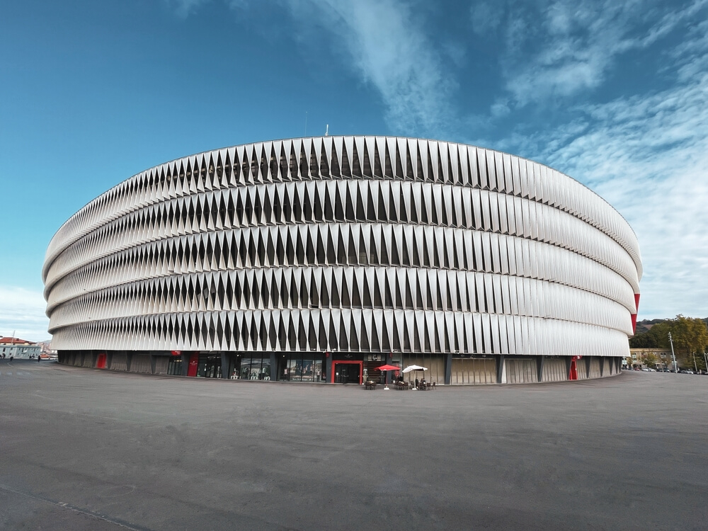 Das San Mamés-Stadion in Bilbao.