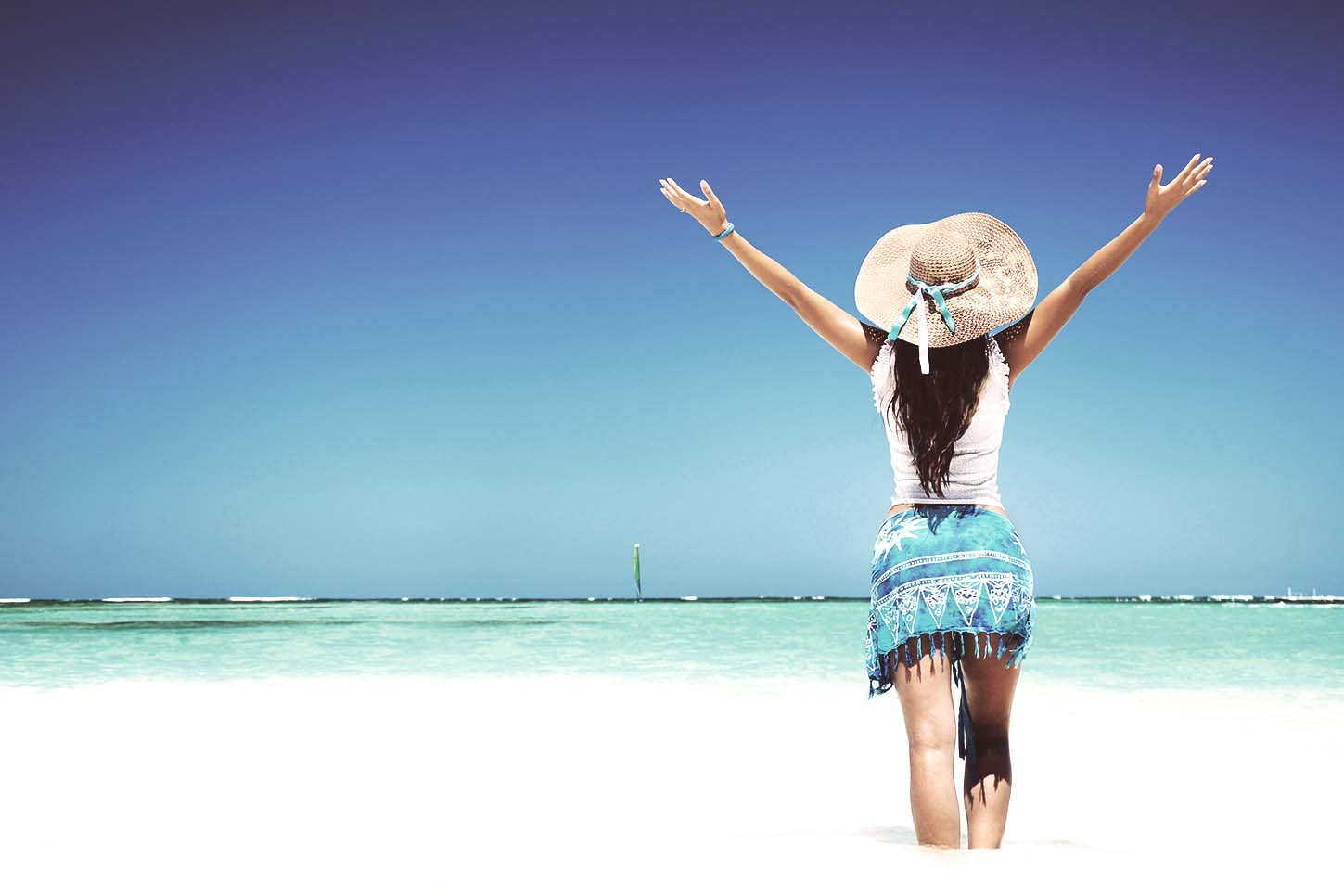 Vacaciones tropicales en países con clima templado