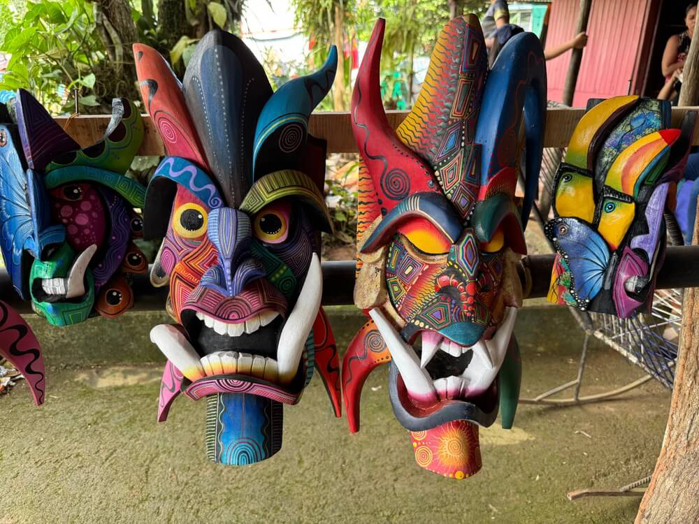 An example of Costa Rica culture: A Boruca mask