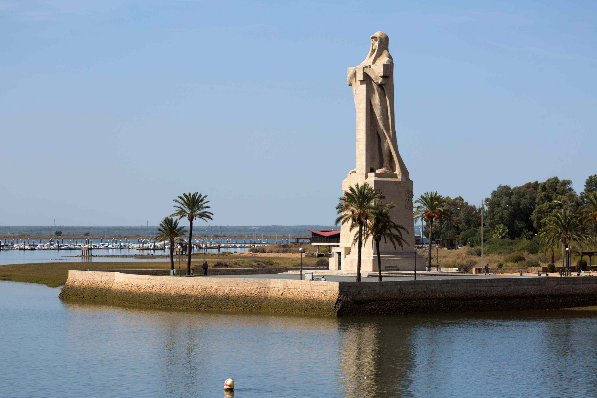 Die Entdeckung Amerikas: Kolumbus-Denkmal in Huelva, dem Ausgangspunkt der Entdeckungsreise