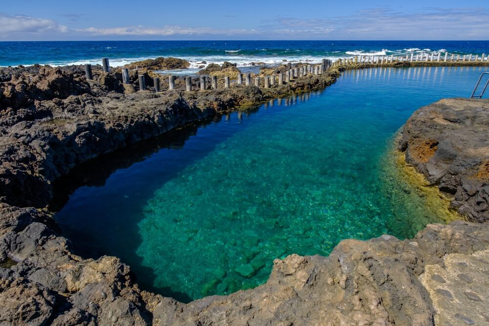 Las Salinas de Agaete, natural swimming pools in Gran Canaria