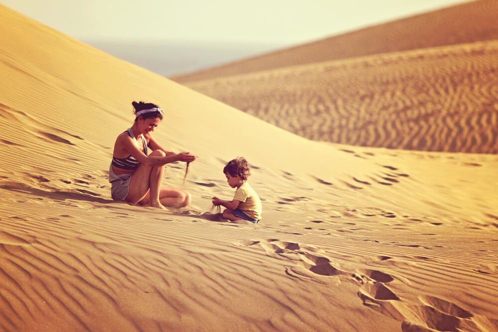 Gran Canaria with kids: Maspalomas sand dunes