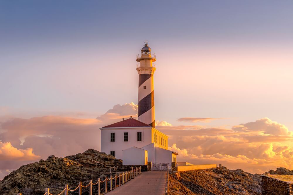 The lighthouse on Cape Favaritx, Menorca