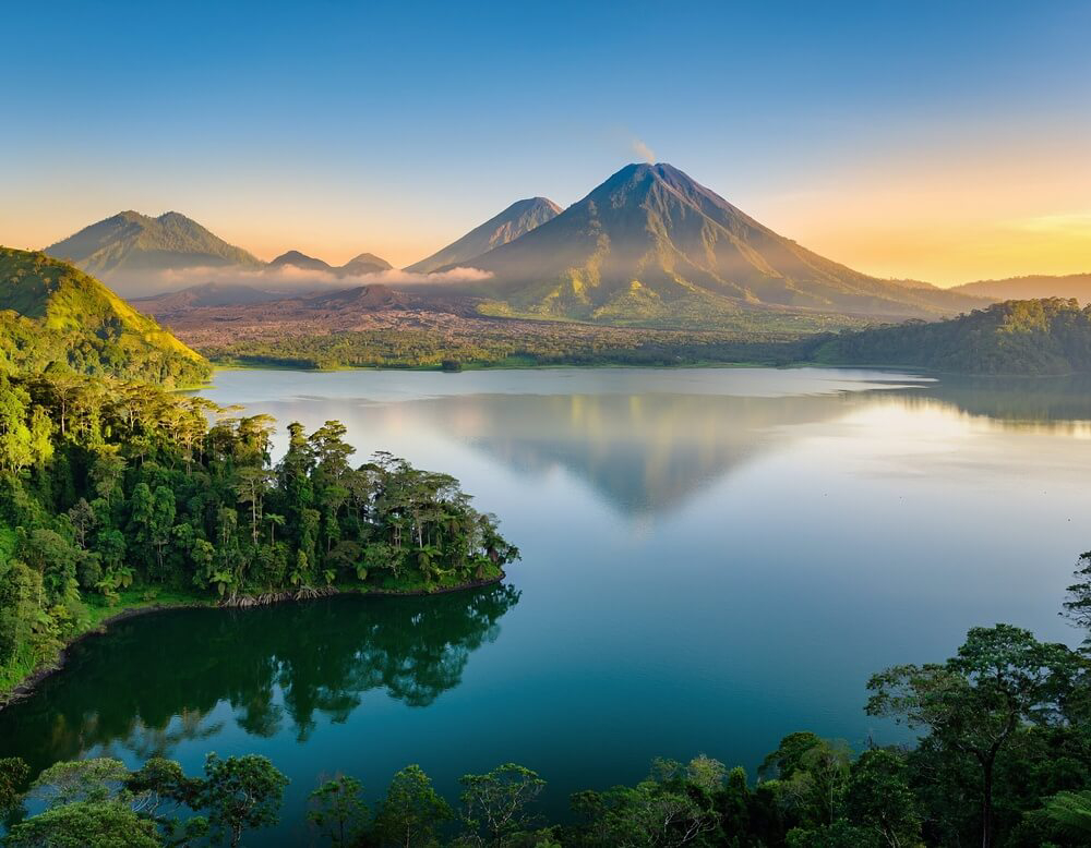 Enjoying a mindful vacation is easy at Arenal lake in Costa Rica