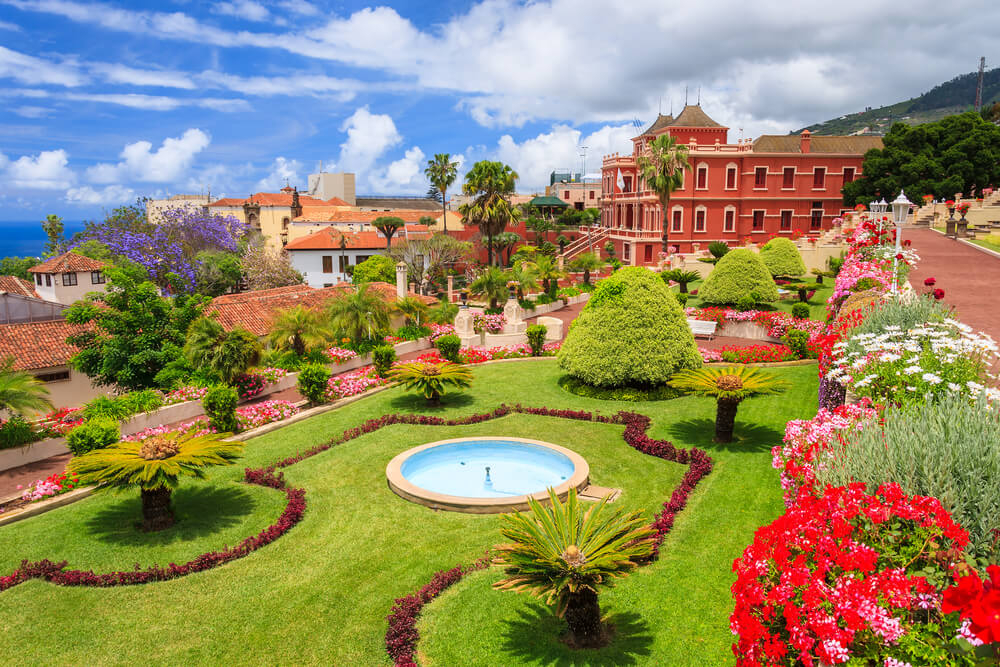 Day of the Canary Islands: The skyline of La Orotava, Tenerife