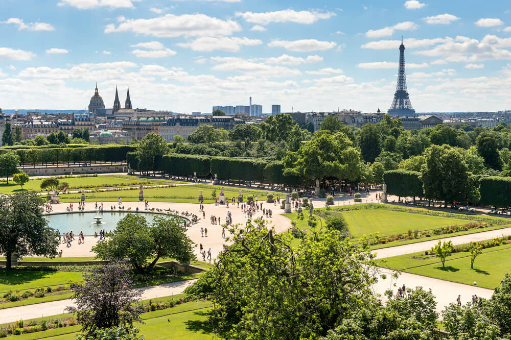 Paris in 2 Tagen: bei genügend Zeit kann man durch den Jardin des Tuileries wandeln.