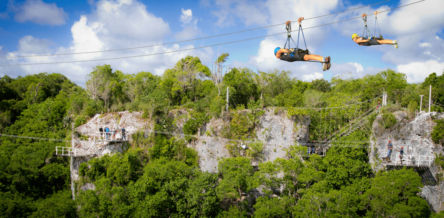 Scape Park is a great thing to do on one of your Punta Cana family vacations