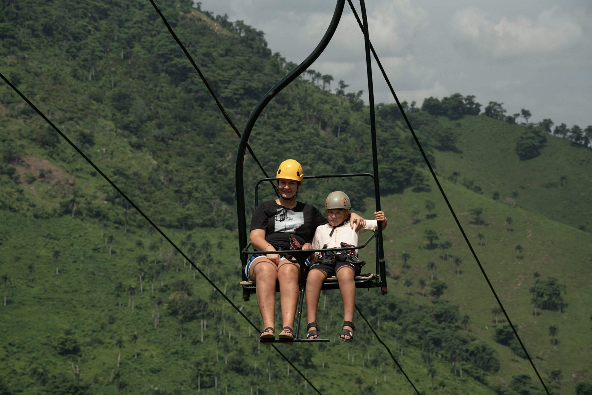 Things to do in Punta Cana with Kids include visiting La Hacienda park
