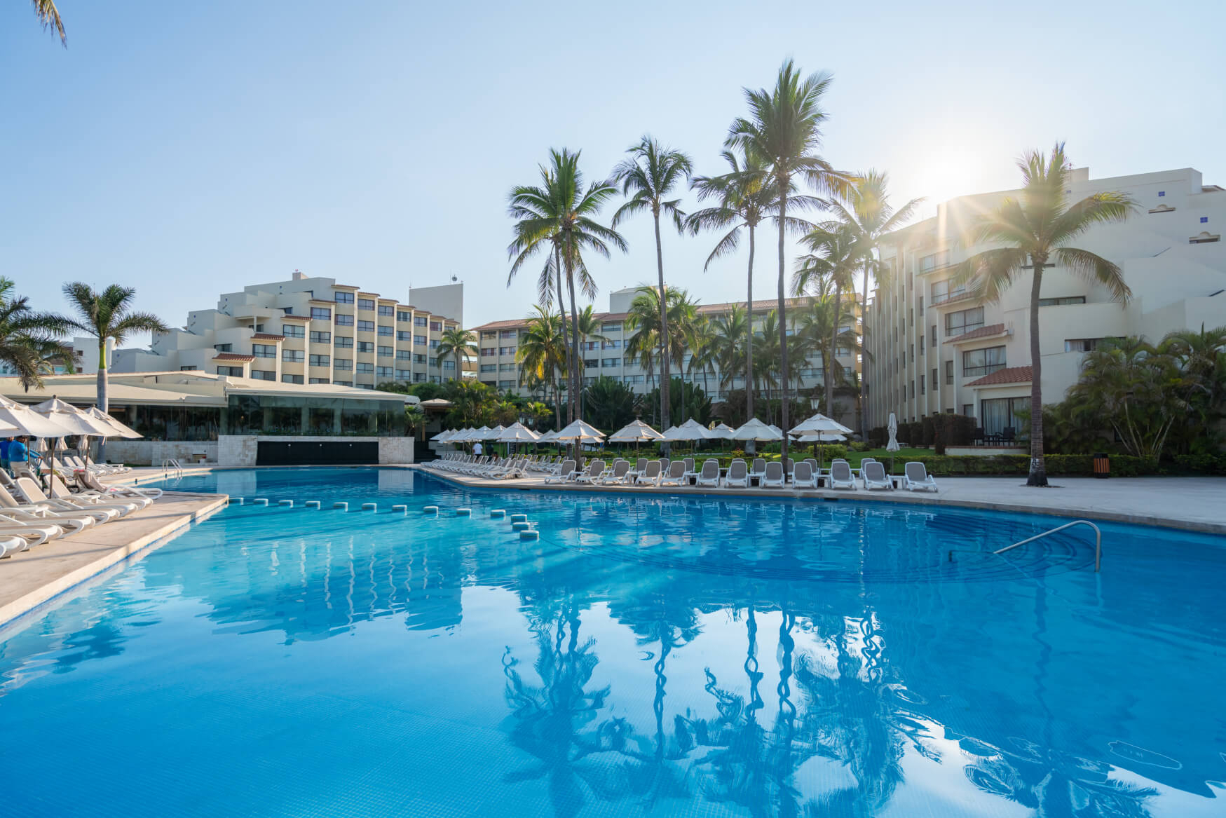 The Occidental Nuevo Vallarta hotel pool in the Riviera Nayarit