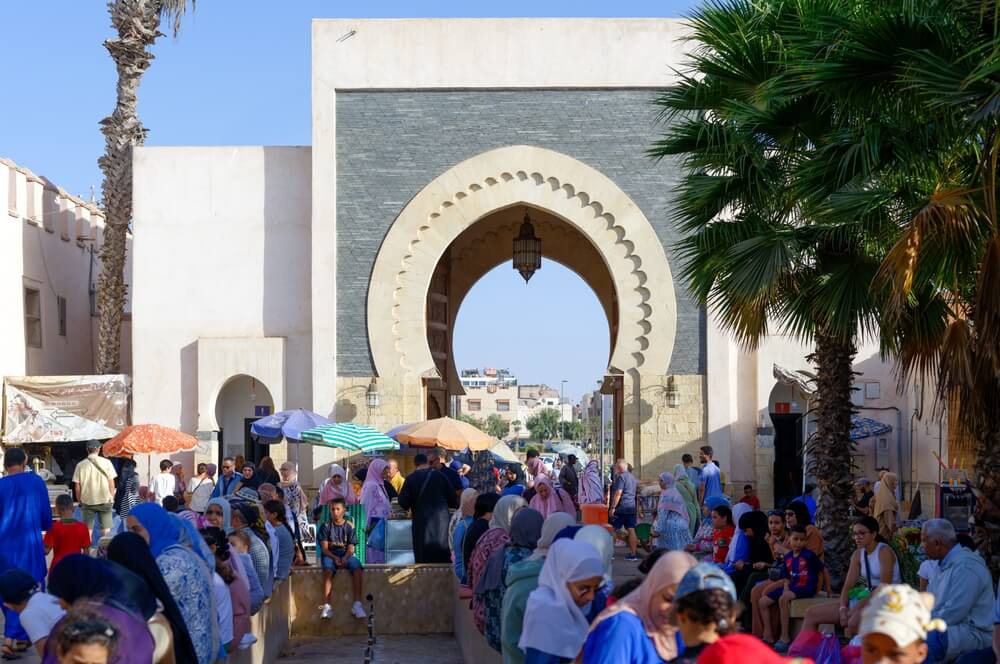 ehenswürdigkeiten in Agadir: Markttreiben auf dem Souk El Had