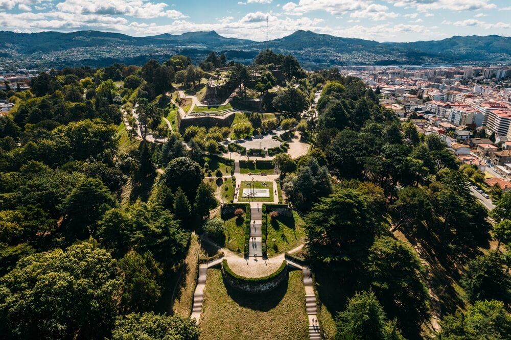Der Monte o Castro mit seiner Wallburg, eine der wichtigsten Sehenswürdigkeiten in Vigo