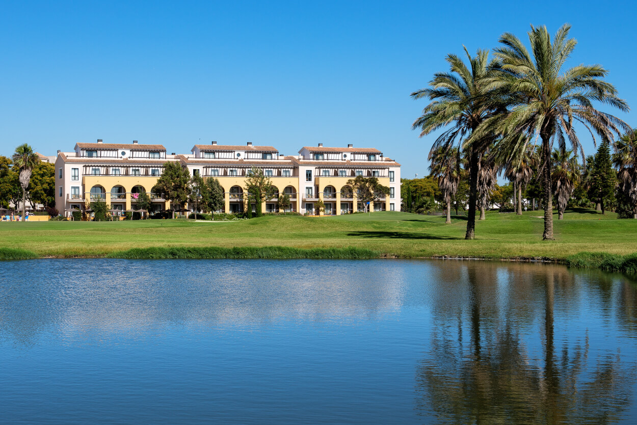 Lake and grounds of the Barceló Costa Ballena, Cadiz