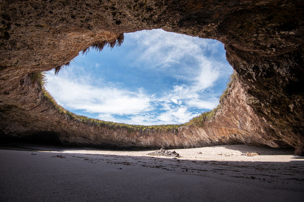 One of the top excursions in Puerto Vallarta is visiting Marietas Islands.