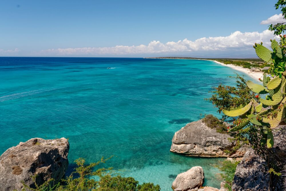 The turquoise waters of Dominican Republic’s Bahía de las Águilas beach.