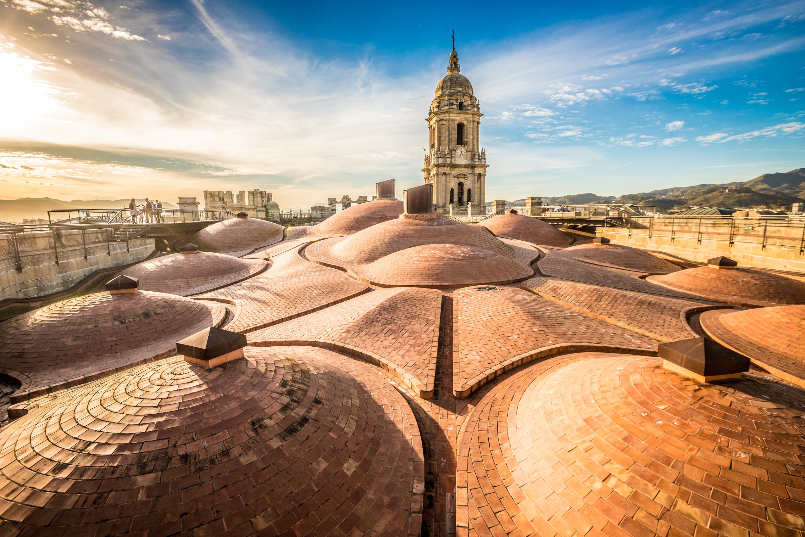 Best summer holiday destinations: A close-up of the Malaga Cathedral