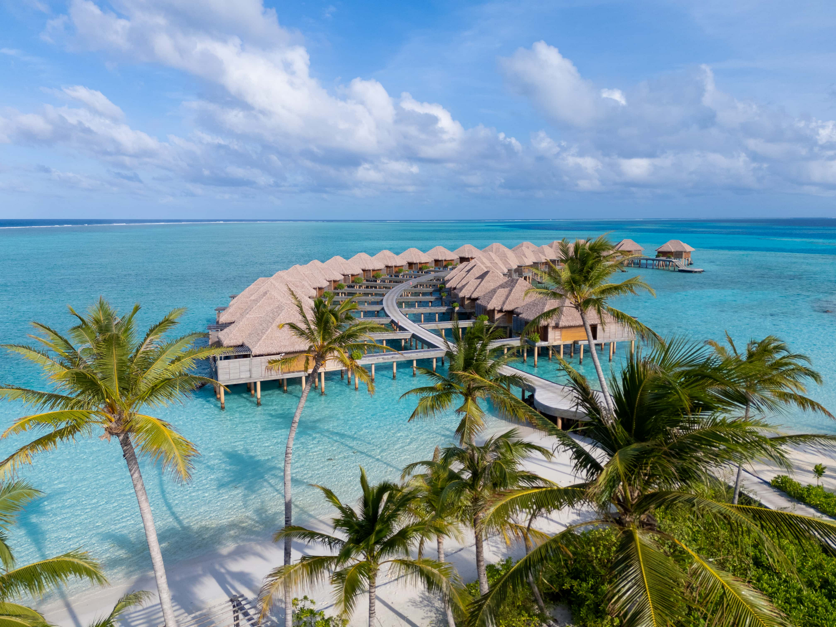 Christmas Holidays in the Sun: A complex of over the water sea bungalows