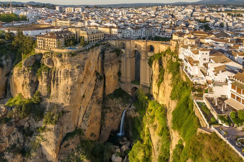 Ronda: The gorge in Ronda
