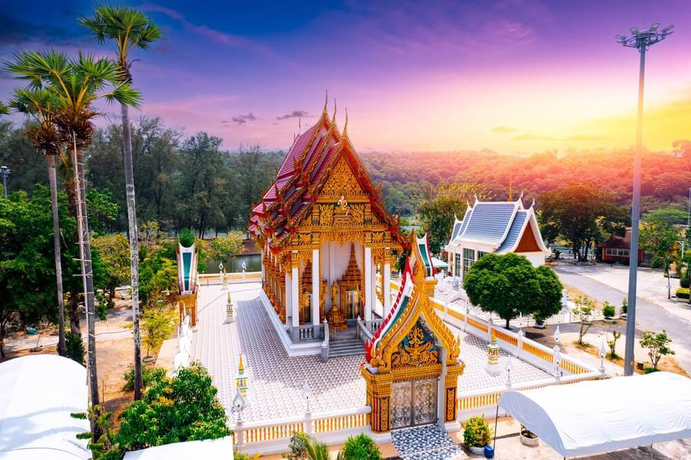 Tempel in Phuket, Thailand.
