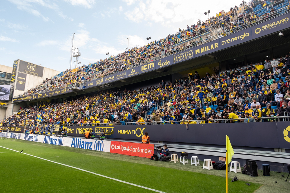 Cadiz: Inside the Nuevo Mirandilla Stadium with yellow and blue interiors