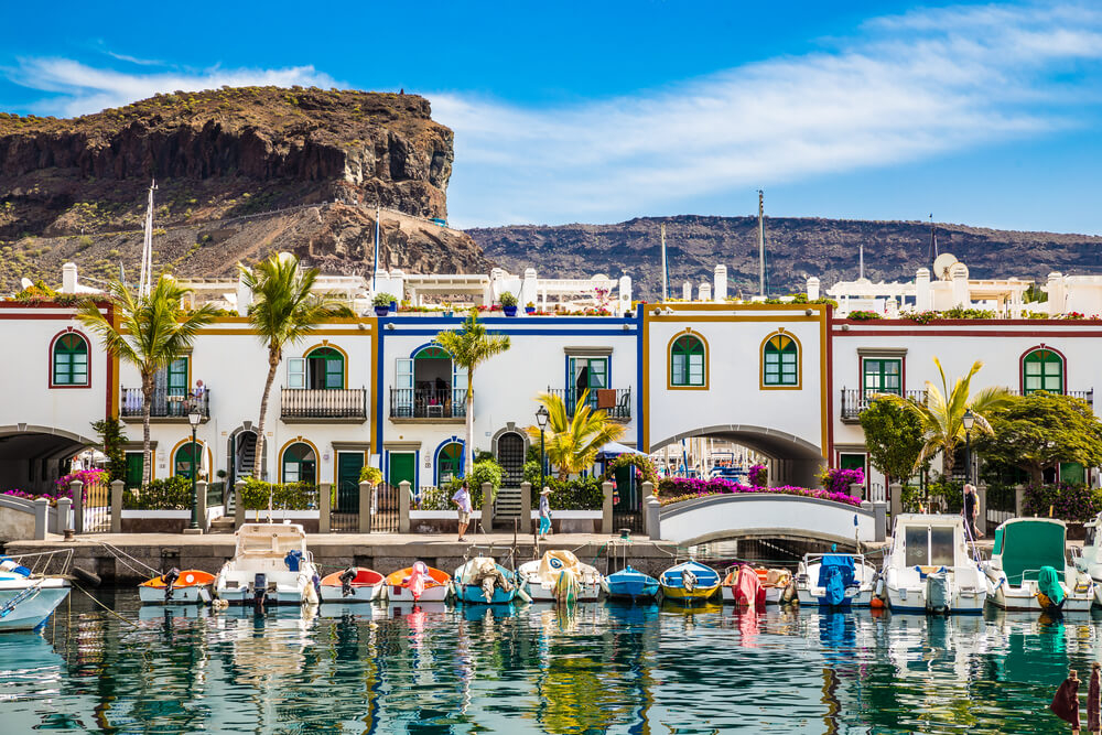 Gran Canaria Ausflugsziele: Hafen von Puerto de Mogán.