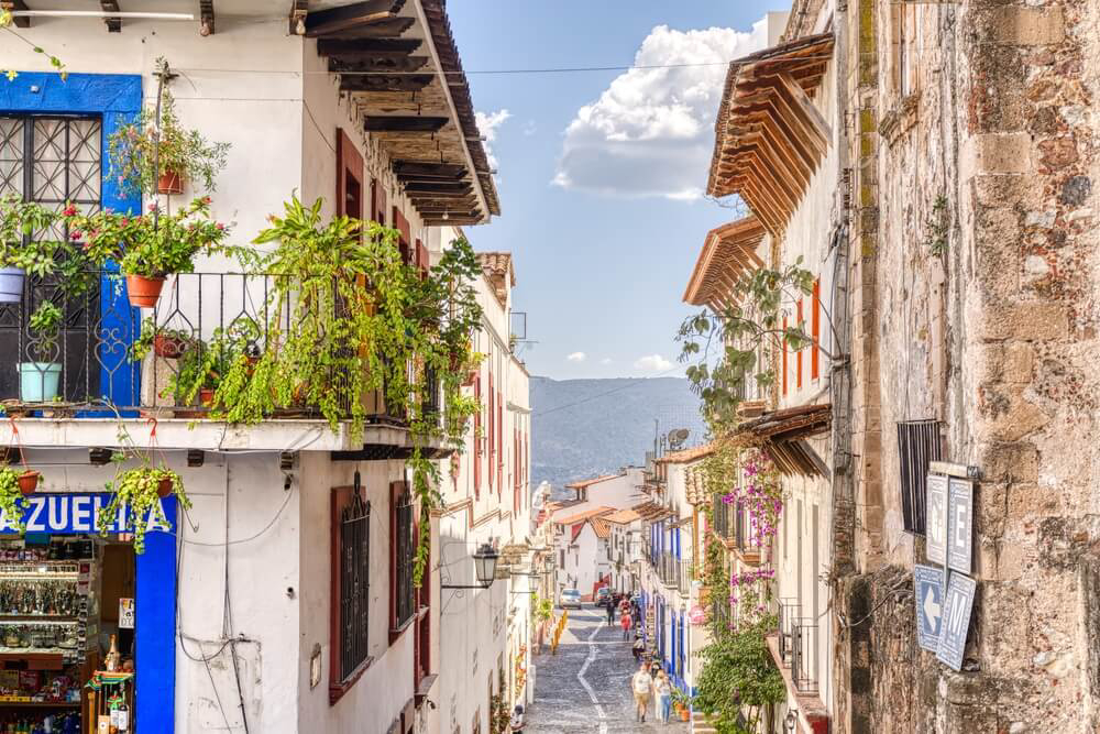 Taxco de Alarcón is a small village in Mexico.
