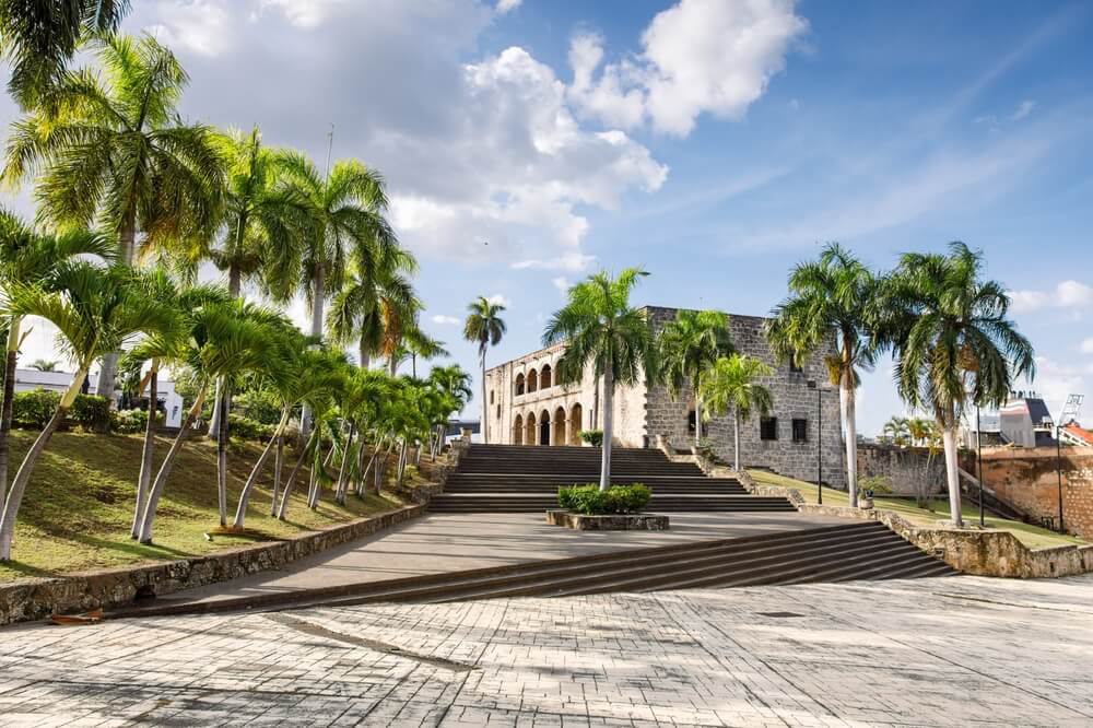 Alcázar de Colón in Santo Domingo, Dominikanische Republik.