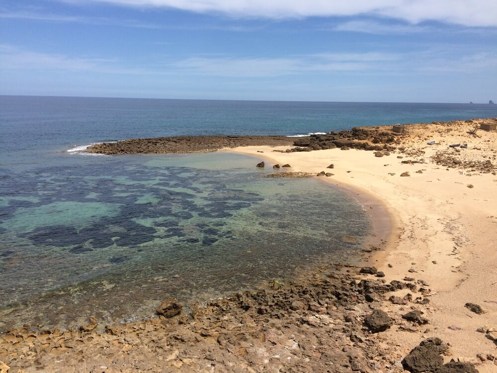 Tunesien schönste Strände: kleine Bucht am Cap Serrat.
