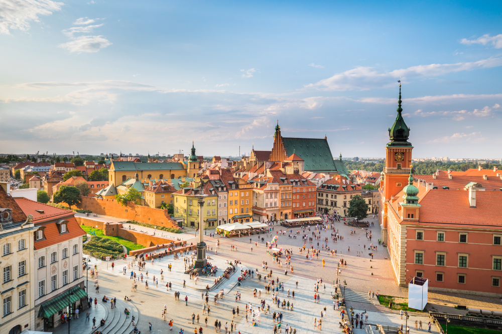 viajes en tren por europa varsovia