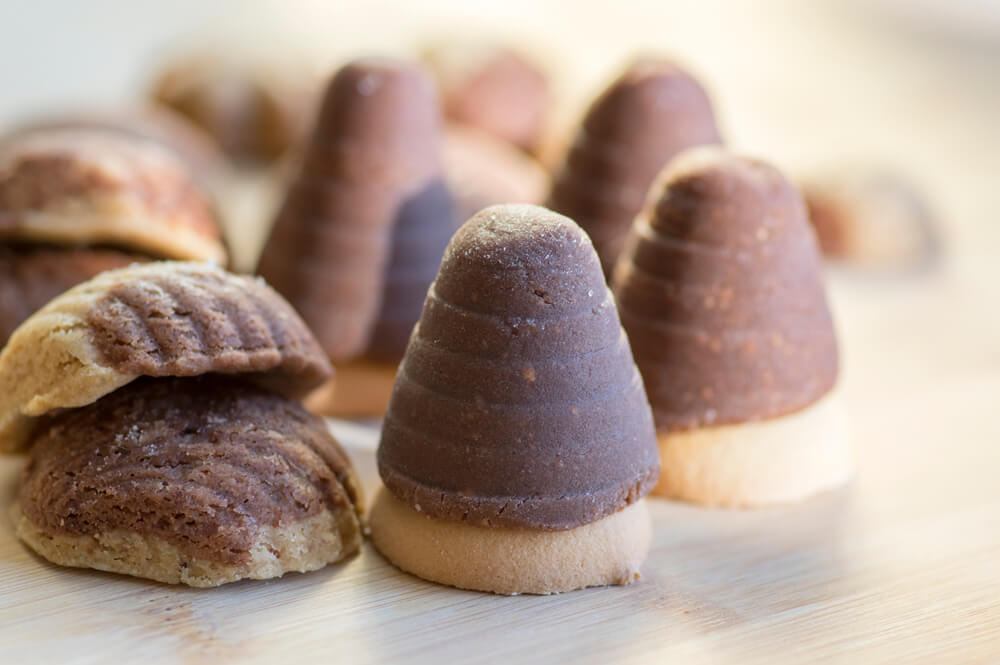 Tschechisches Weihnachtsgebäck: Wespennester und Kekse.